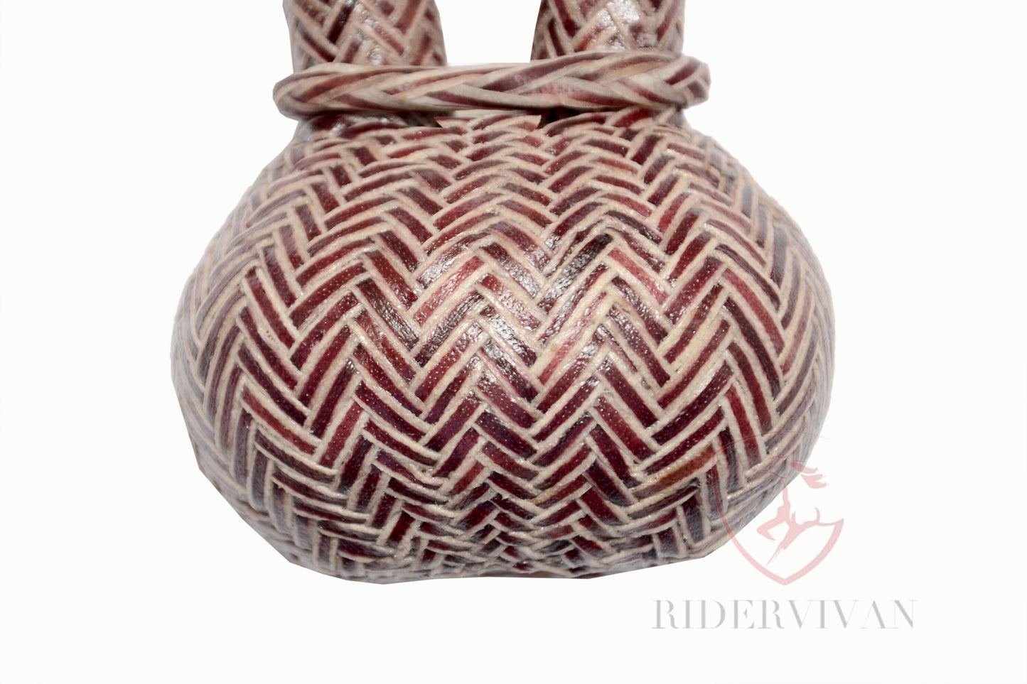 Horse Bosal Chestnut Cherry Cow Rawhide, 40 Plaits Bosal, 5/8" Thickness High-Quality Handmade Bosal, Bitless Hackamore, Sale For Only Bosal
