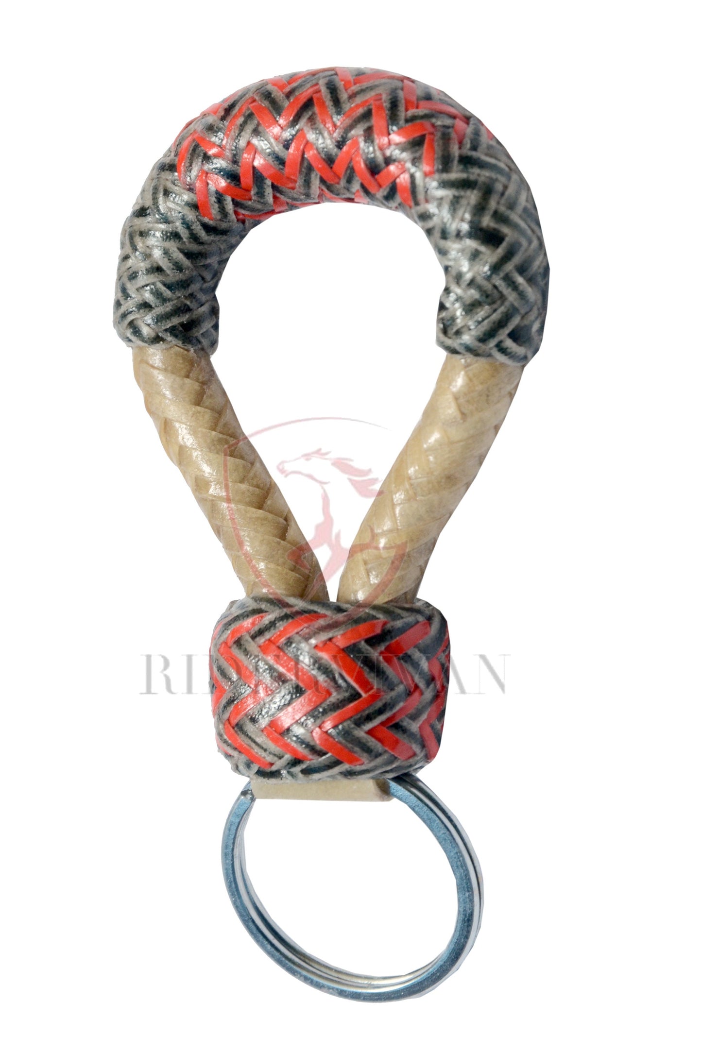 Designer KeyChains, Handmade KeyChains, Braided Mini Bosal  KeyChains. ( Set of 5 )