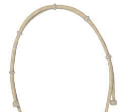 Hand Braided Bosal Hanger, Natural Cow Rawhide Bosal Hanger, and Natural Knot Hackmore Hanger.