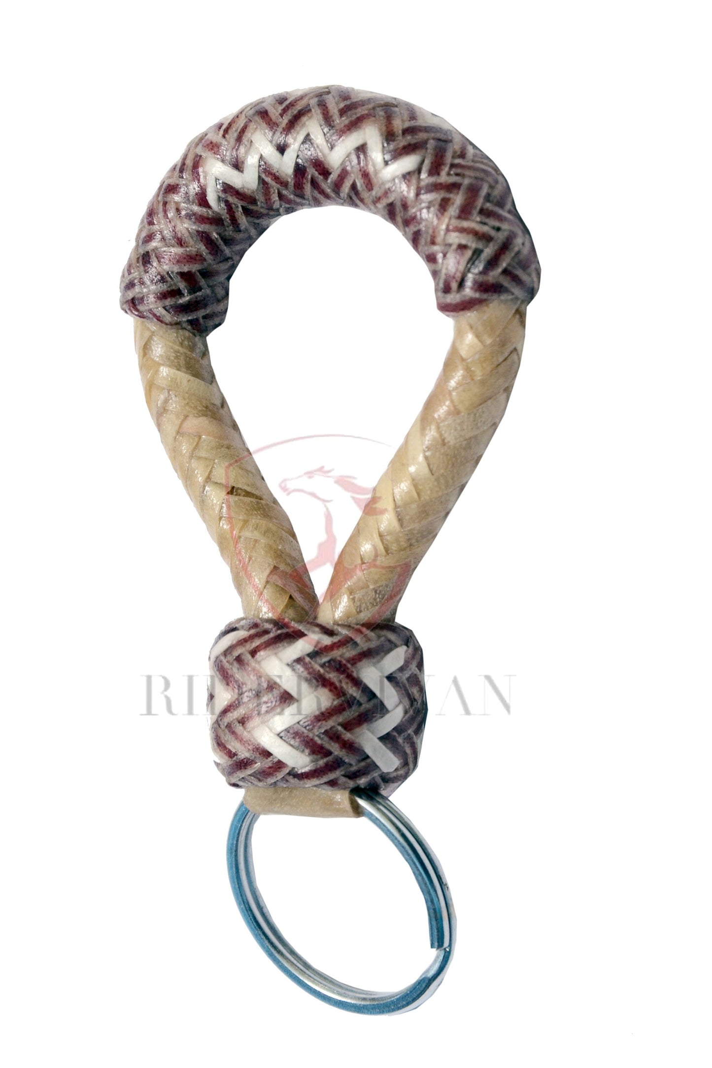 Designer KeyChains, Handmade KeyChains, Braided Mini Bosal  KeyChains. ( Set of 5 )