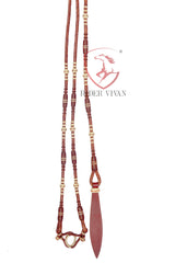 Hand Braided High-Quality Romal Reins, 20 Plaits Romal Reins, Romal Reins Cherry Red Cow Rawhide.