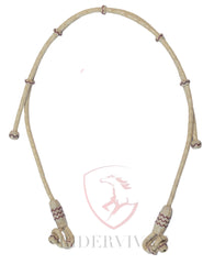 40 Plaits  Rawhide Natural & Cherry Red Bosal Set, 5/8" Western Bosal Set, Bosal Set With Horse Hair Mecate Reins, High Quality Bosal Set.