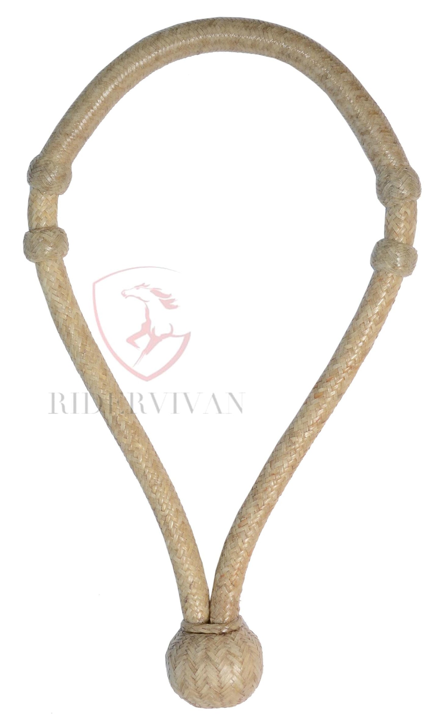 Horse Bosal Natural Cow Rawhide, 40 Plaits Bosal, 5/8" Thickness High Quality Bosal.