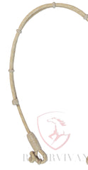 Hand Braided Bosal Hanger, Natural Cow Rawhide Bosal Hanger, and Natural Knot Hackmore Hanger.