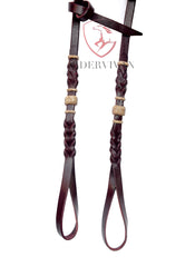 Bosal Noseband Hanger - Self-tie, Bosal Hanger single-ply 1/2", Bosal Hanger Latigo Leather.