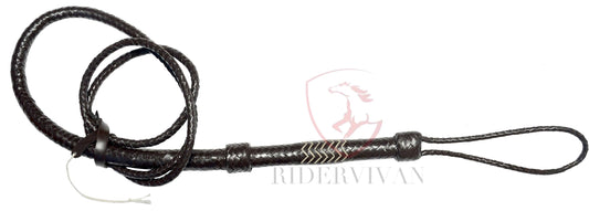 Handmade Bullwhip 6 feet long, Genuine Real Leather Bull Whip, Bullwhip  Chocolate Brown.