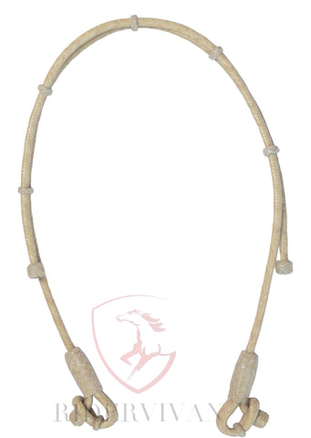 Hand Braided Bosal Hanger, Natural Cow Rawhide Bosal Hanger, and Natural Knot Hackmore Hanger.
