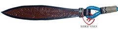 Romal Reins, Romal Reins Turquoise Rawhide With Reins Connectors, Specially Hand-Crafted Braided Reins.