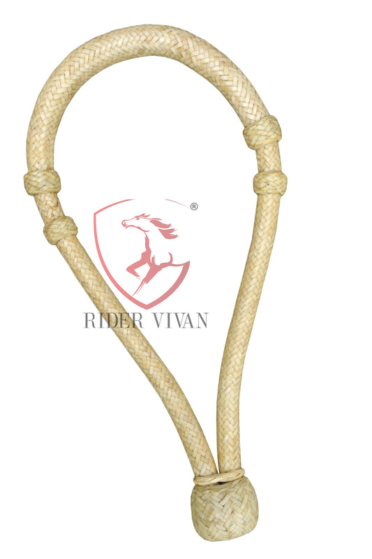 Hand-made Bosal, Horse Bosal Natural Rawhide, 24 Plaits Hackamore, Bitless Bosal for Horse.