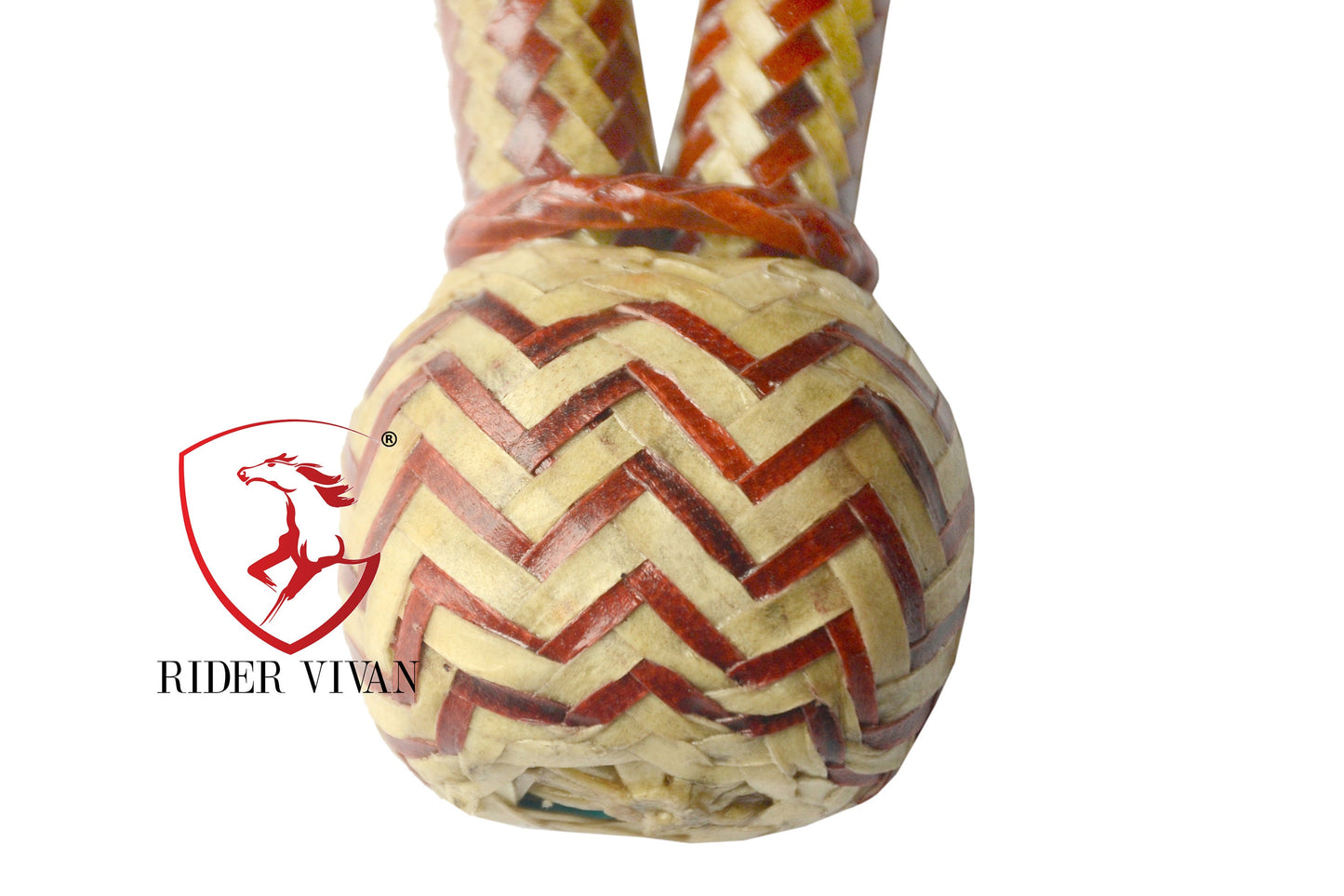 COMBO OFFER! Cherry And Natural Designer Bosal & Natural Rawhide Romal Reins