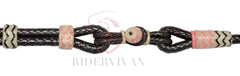 Romal Reins Dark Chocolate Brown, Rommel Romel Reins. 55" Romal Reins with rein connectors.