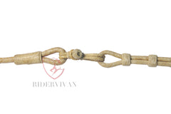 Romal Reins Natural Cow Rawhide, Romel 20 Plaits, Regular 55" Romal Reins, Specially Hand-Crafted Braided Reins.