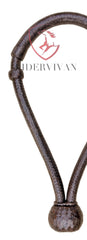 Handmade Bosal, Dark Brown Rawhide Bosal, 40 Plaits Horse Bosal, Western Horse Bosal.