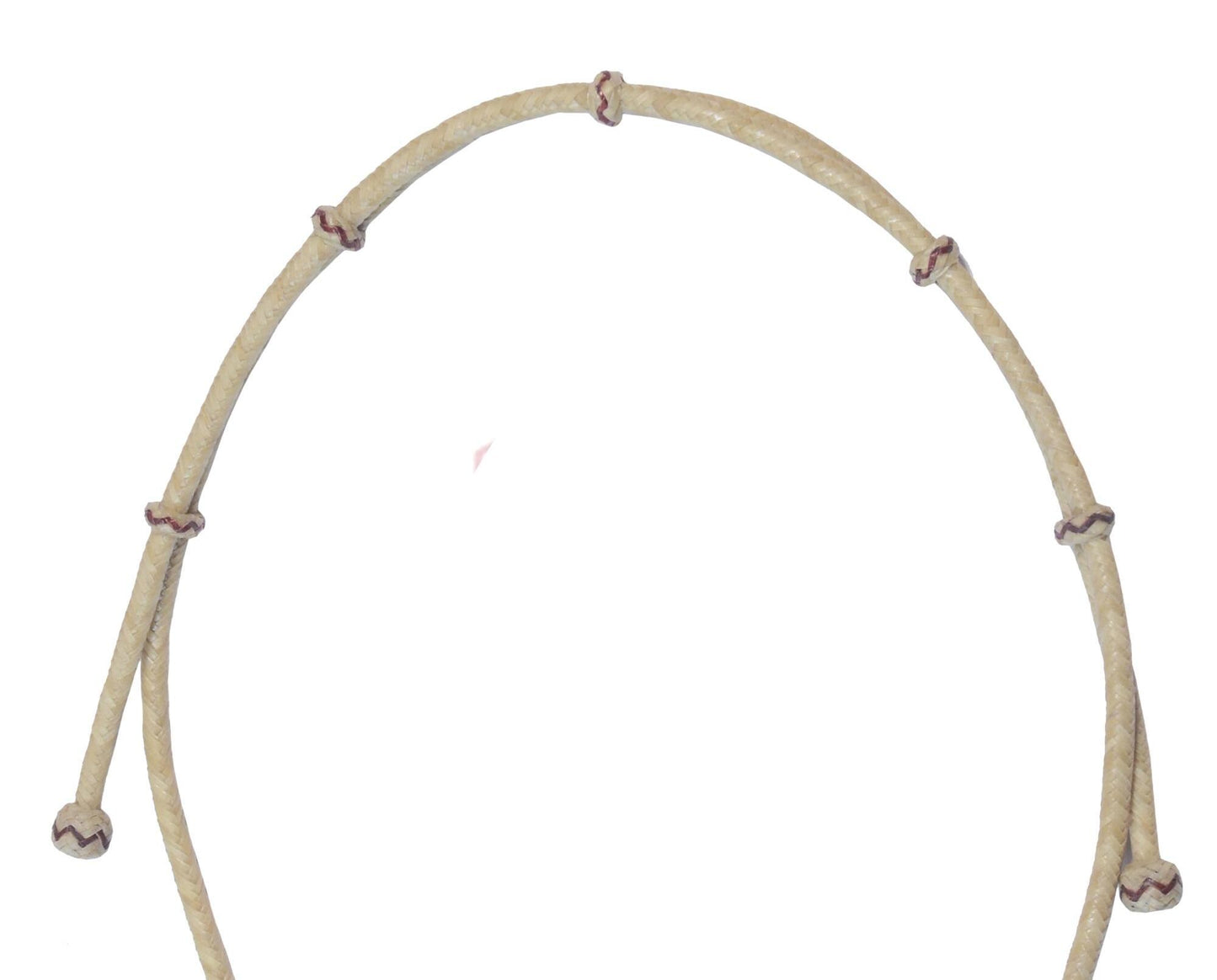Hand Braided Bosal Hanger, Bosal Hanger Natural Knot & Chestnut Cherry Weaving, Bosal Hanger.