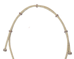 Hand Braided Bosal Hanger, Bosal Hanger Natural Knot & Chestnut Cherry Weaving, Bosal Hanger.