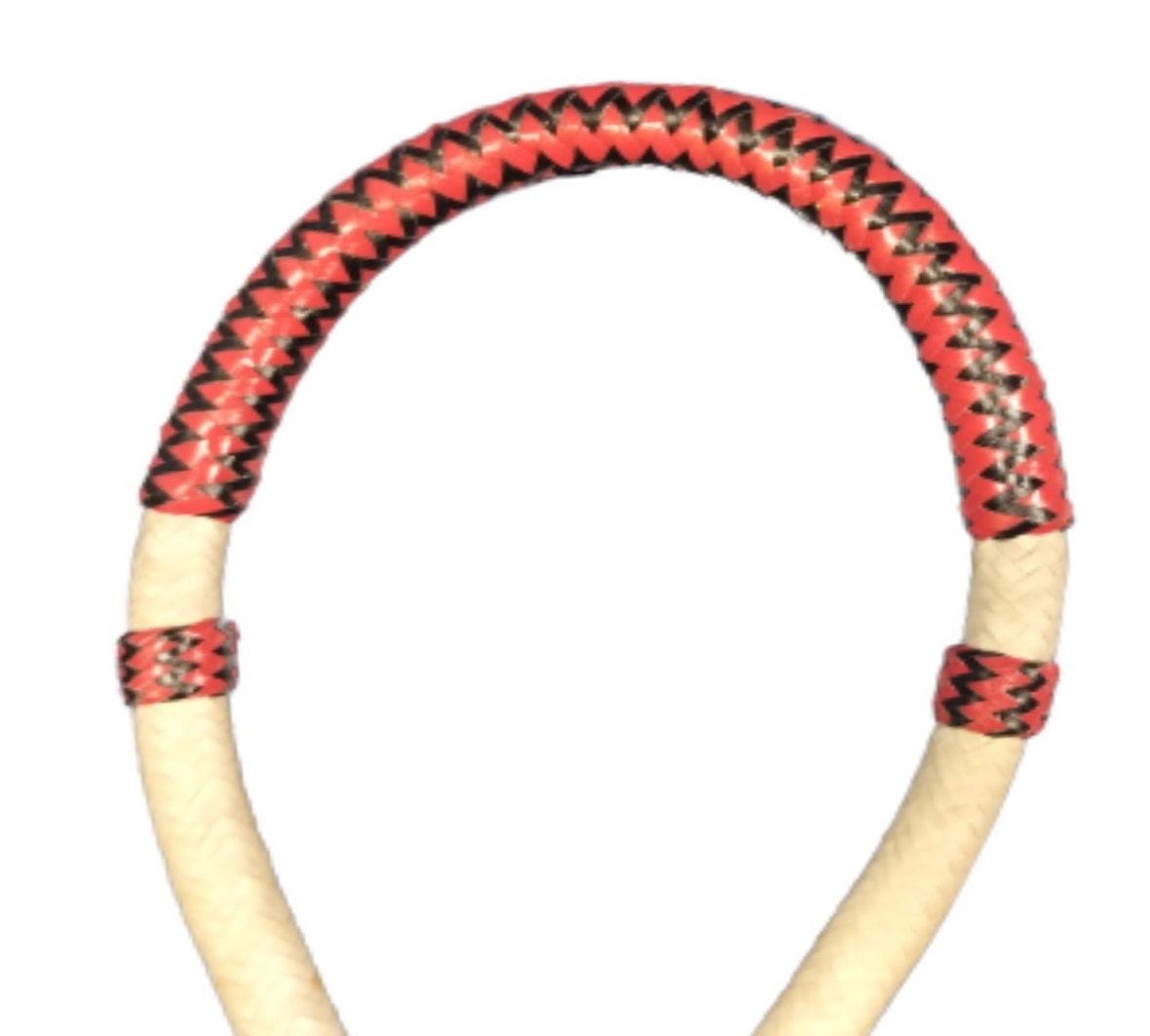 Complete 3-Piece Bosal Kit: Enhance Your Horsemanship, Rawhide Bosal set 6/8″ Thick, Multicolor Hackamore.