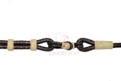 Hand-Braided Romal Reins, Romal Reins California Style, Romal Reins 10 Plaits, Romal Reins Regular 55" with rein connectors,
