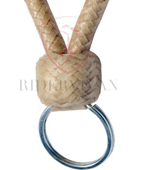 Handmade Braided Natural Rawhide Keychain