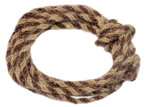 40 Plaits  Rawhide Natural & Cherry Red Bosal Set, 5/8" Western Bosal Set, Bosal Set With Horse Hair Mecate Reins, High Quality Bosal Set.