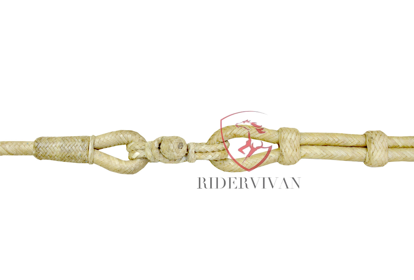 COMBO OFFER! Cherry And Natural Designer Bosal & Natural Rawhide Romal Reins