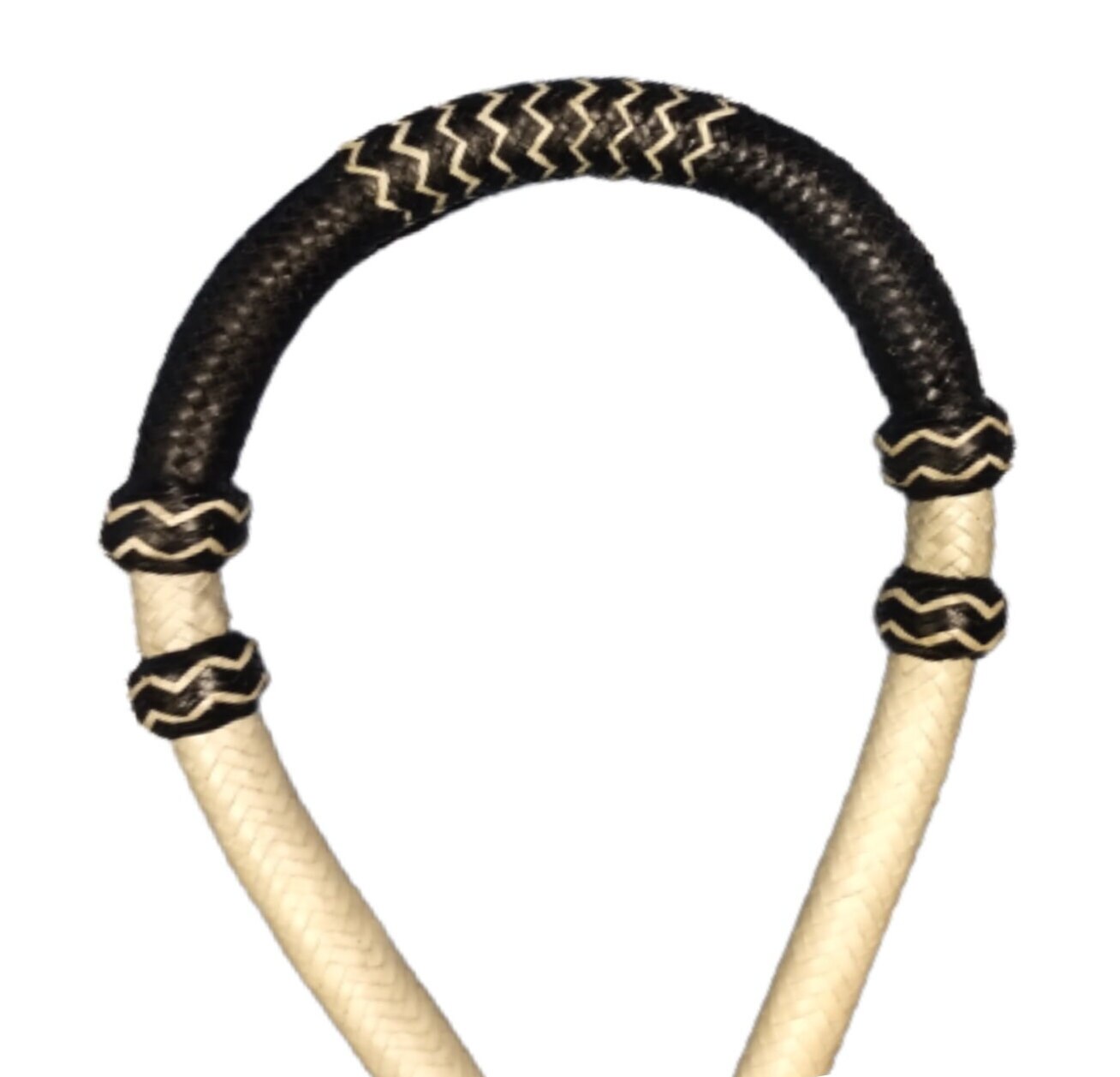 Complete 3-Piece Bosal Kit: Enhance Your Horsemanship, Rawhide Bosal set 6/8″ Thick, Multicolor Hackamore.