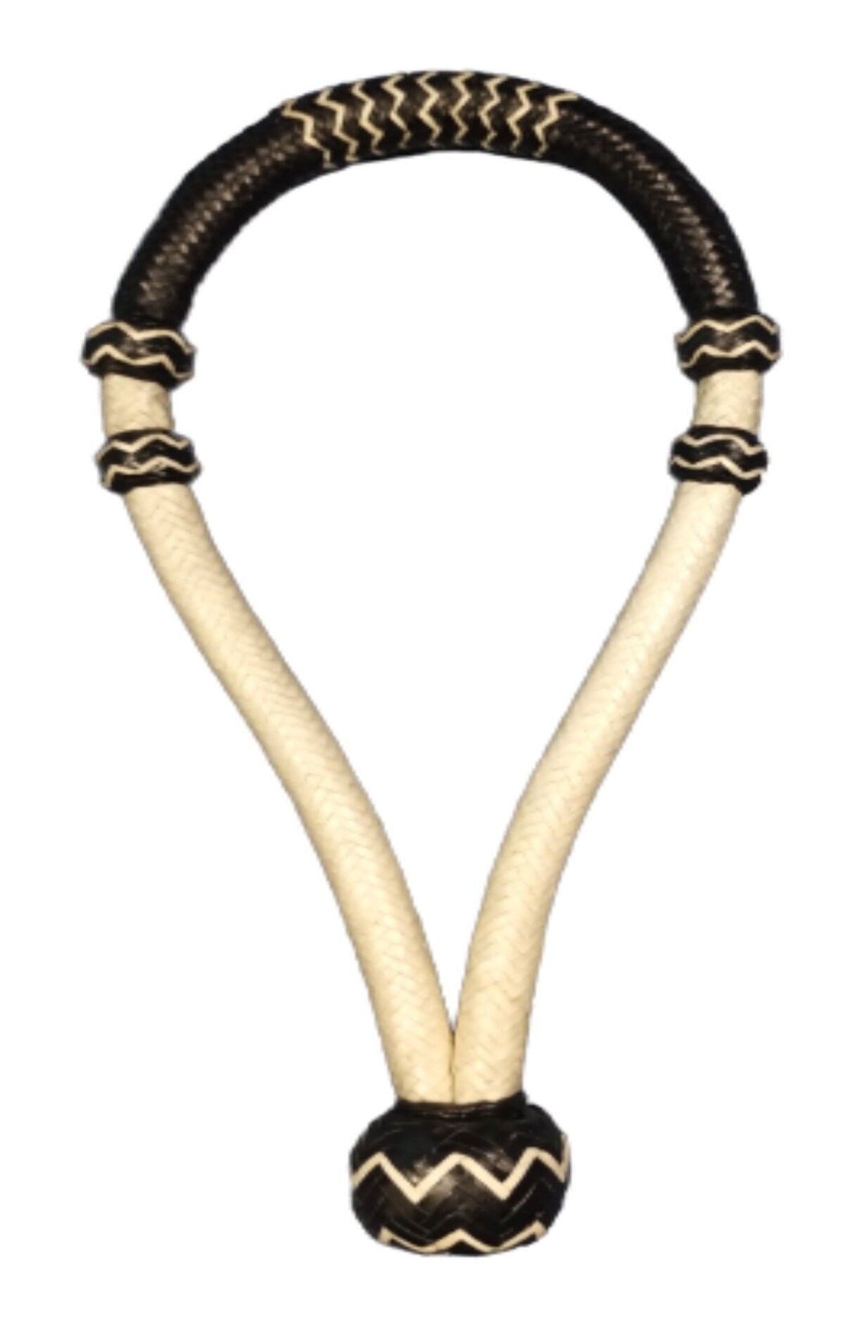 Complete 3-Piece Bosal Kit: Enhance Your Horsemanship, Rawhide Bosal set 6/8″ Thick, Multicolor Hackamore.