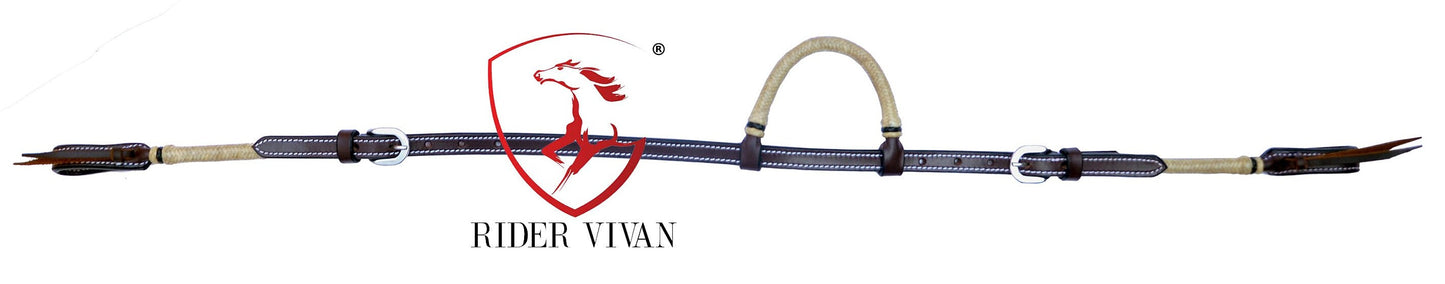 Hand-Braided Romal Reins With Headstall, Romal Reins With One Ear Headstall, Romal Reins 10 Plaits, Romal Reins 55" with rein connectors,