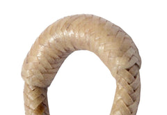 Handmade Braided Natural Rawhide Keychain