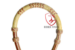 Hand-crafted Bosal, Horse Bosal Natural & Cherry, 24 Plaits Rawhide Bosal, Rawhide Hackmore.