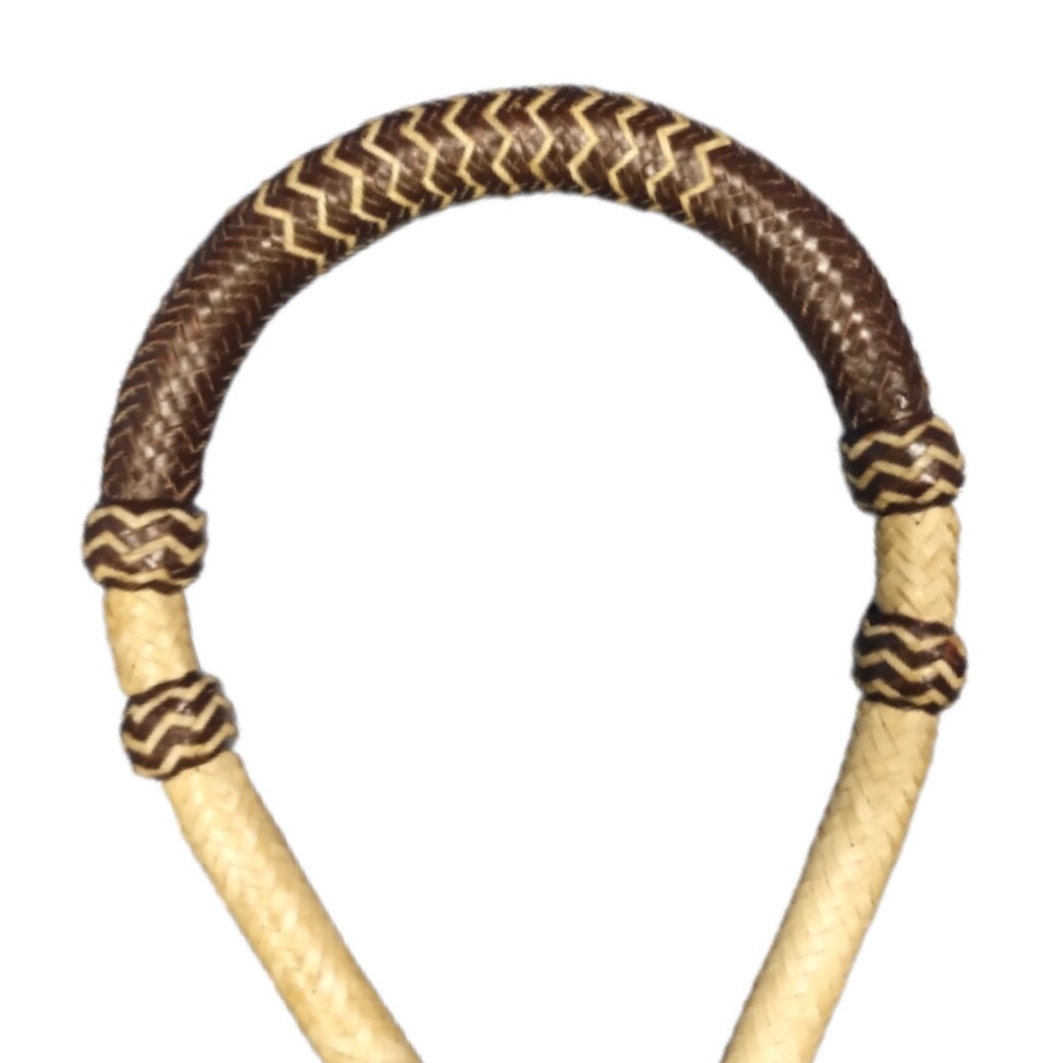 Complete 3-Piece Bosal Kit: Enhance Your Horsemanship, Rawhide Bosal set 6/8″ Thick, Multicolor Hackamore.